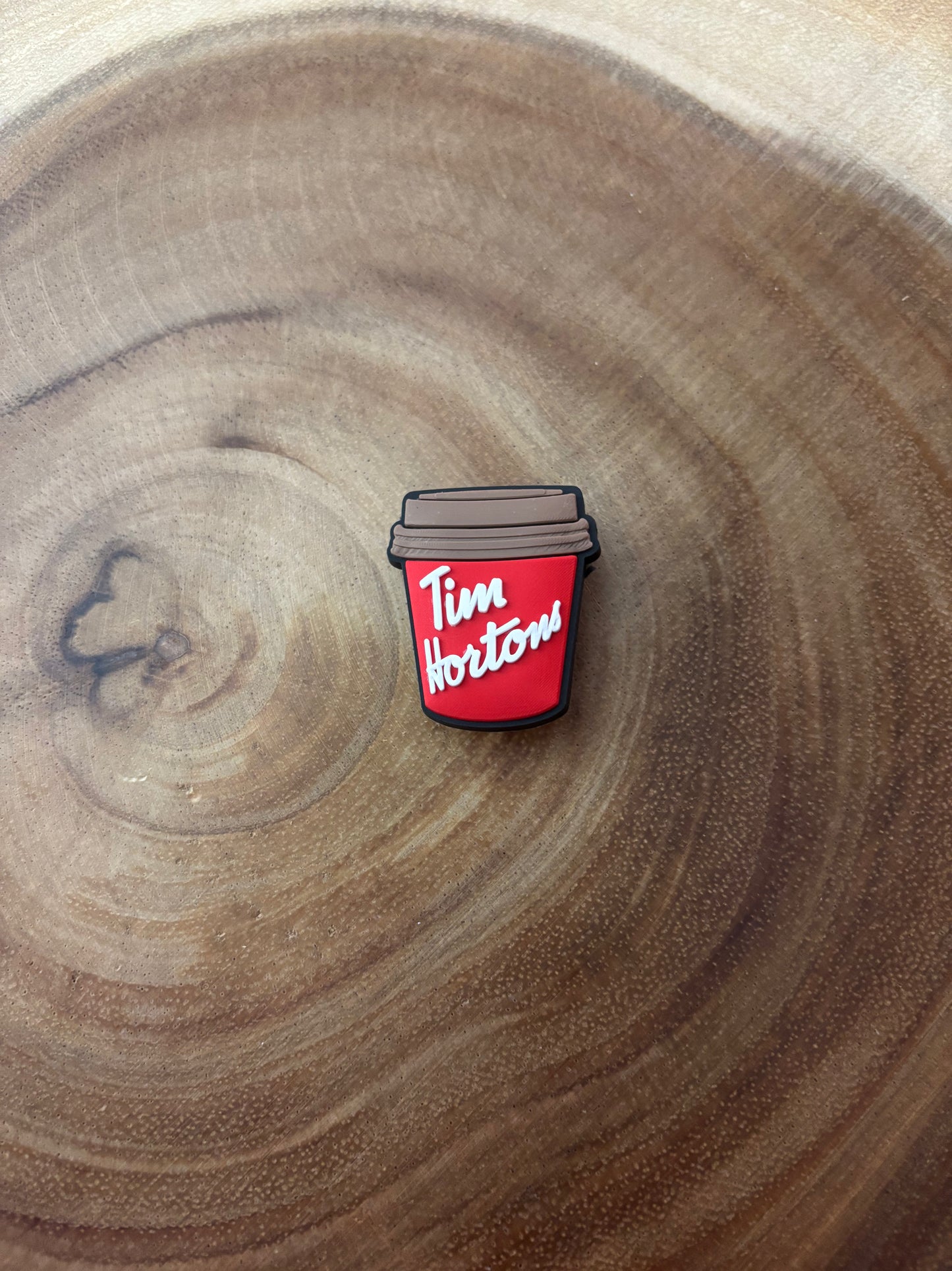 Coffee Cup Shoe Charm/Canadian Shoe Charm