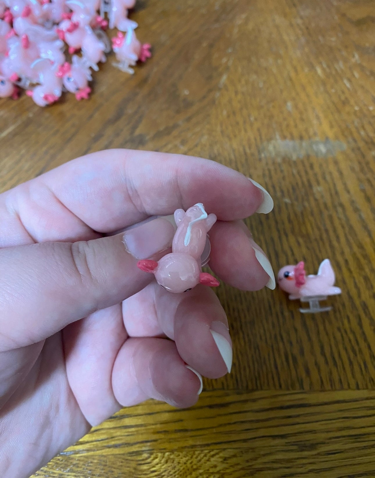 3D Axolotl Shoe Charm