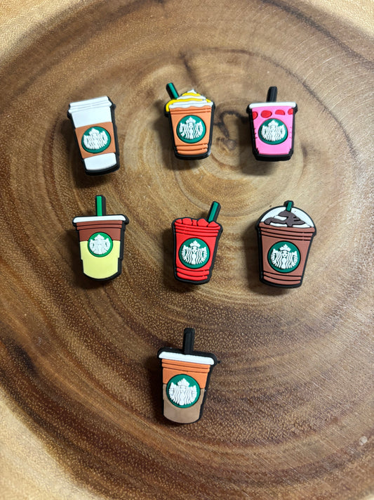 Coffee Shoe Charms