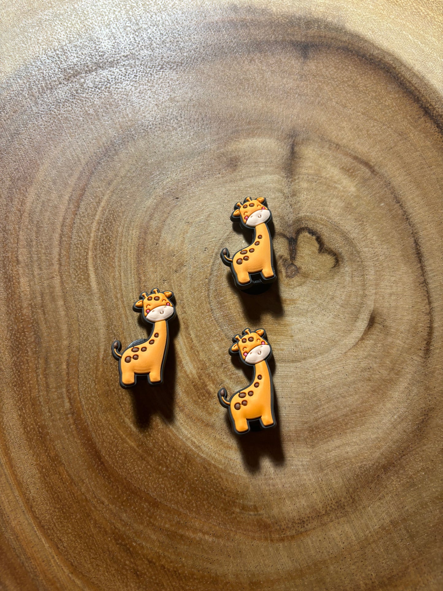 Cartoon Giraffe Shoe Charm