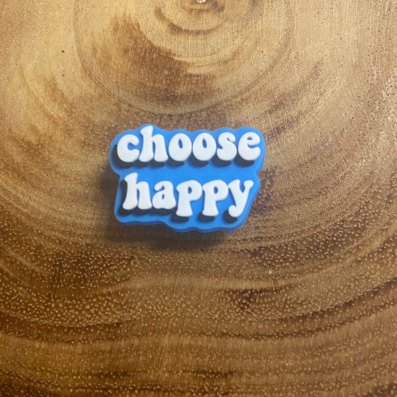 Choose Happy Shoe Charm