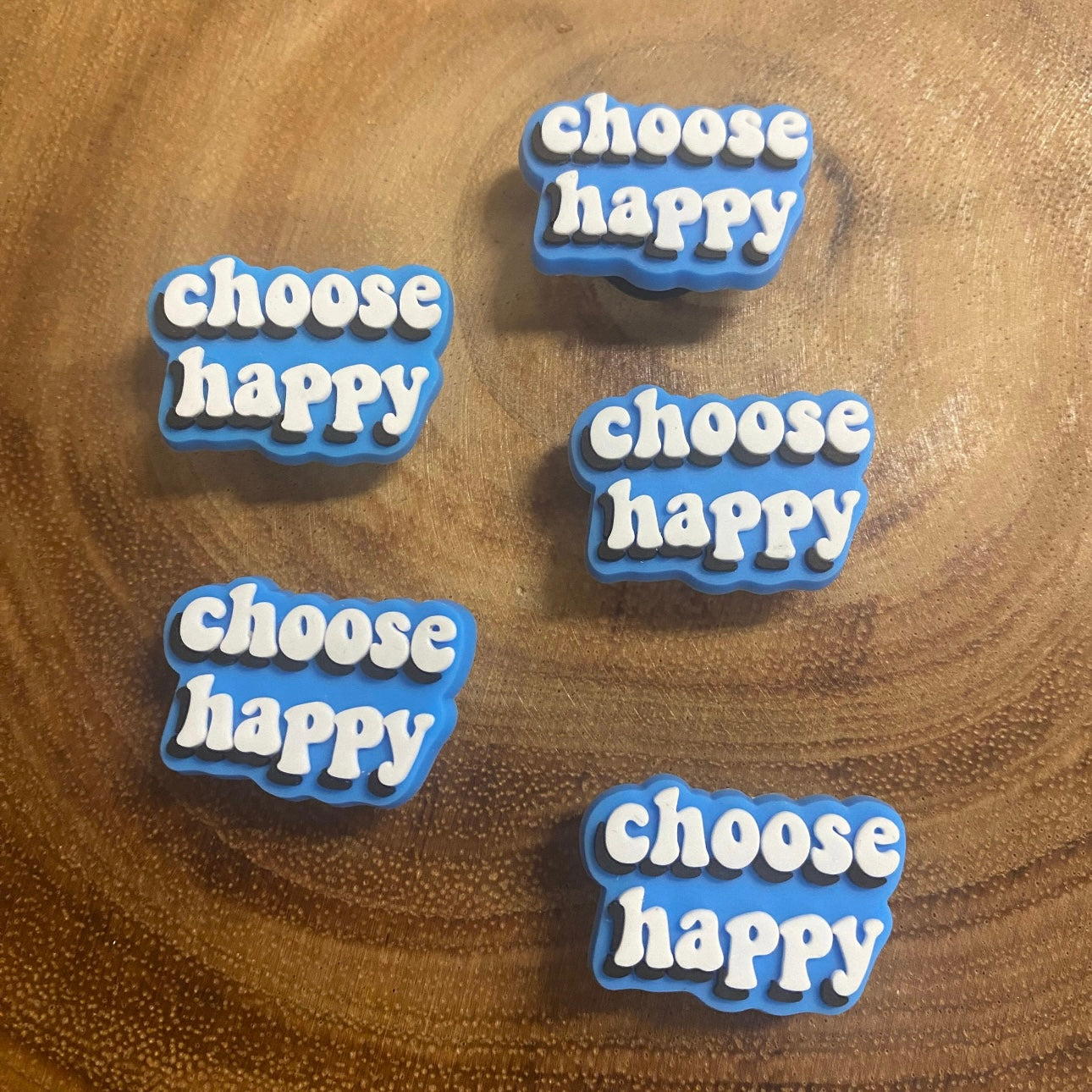 Choose Happy Shoe Charm