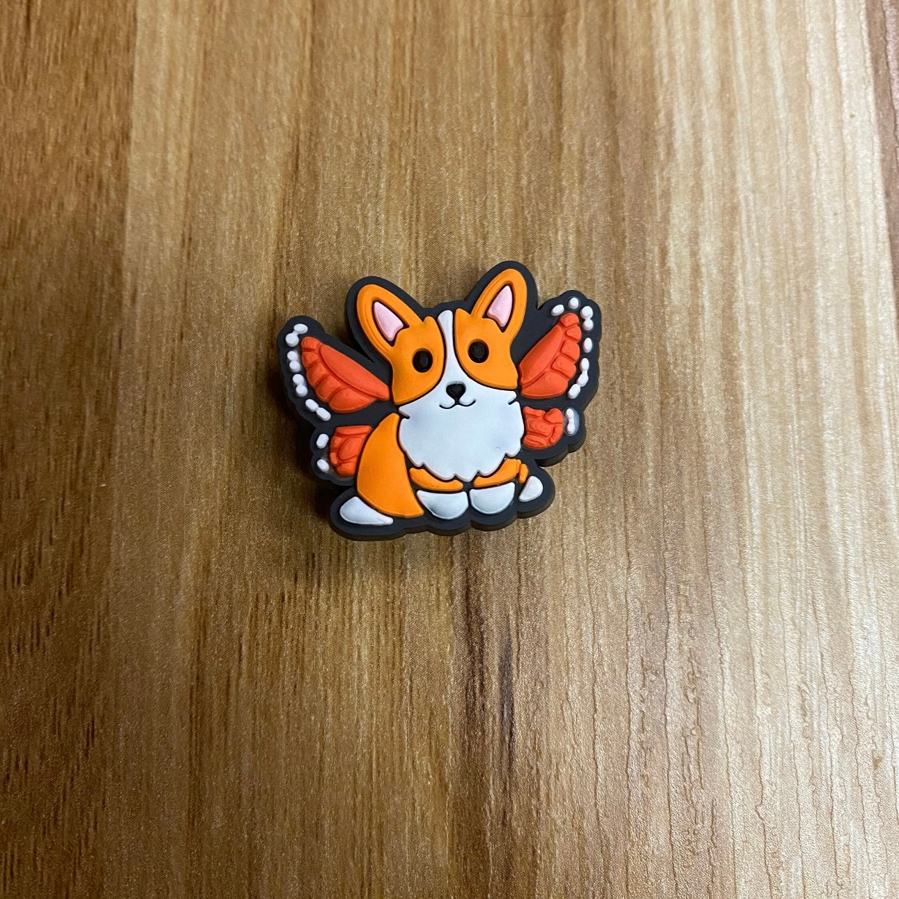 Butterfly Corgi Shoe Charm