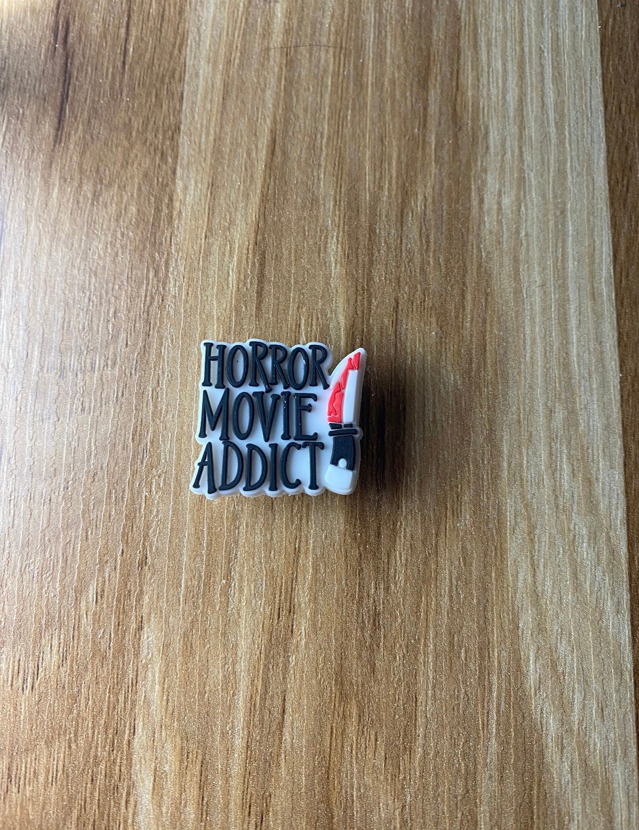 Horror Movie Addict Shoe Charm