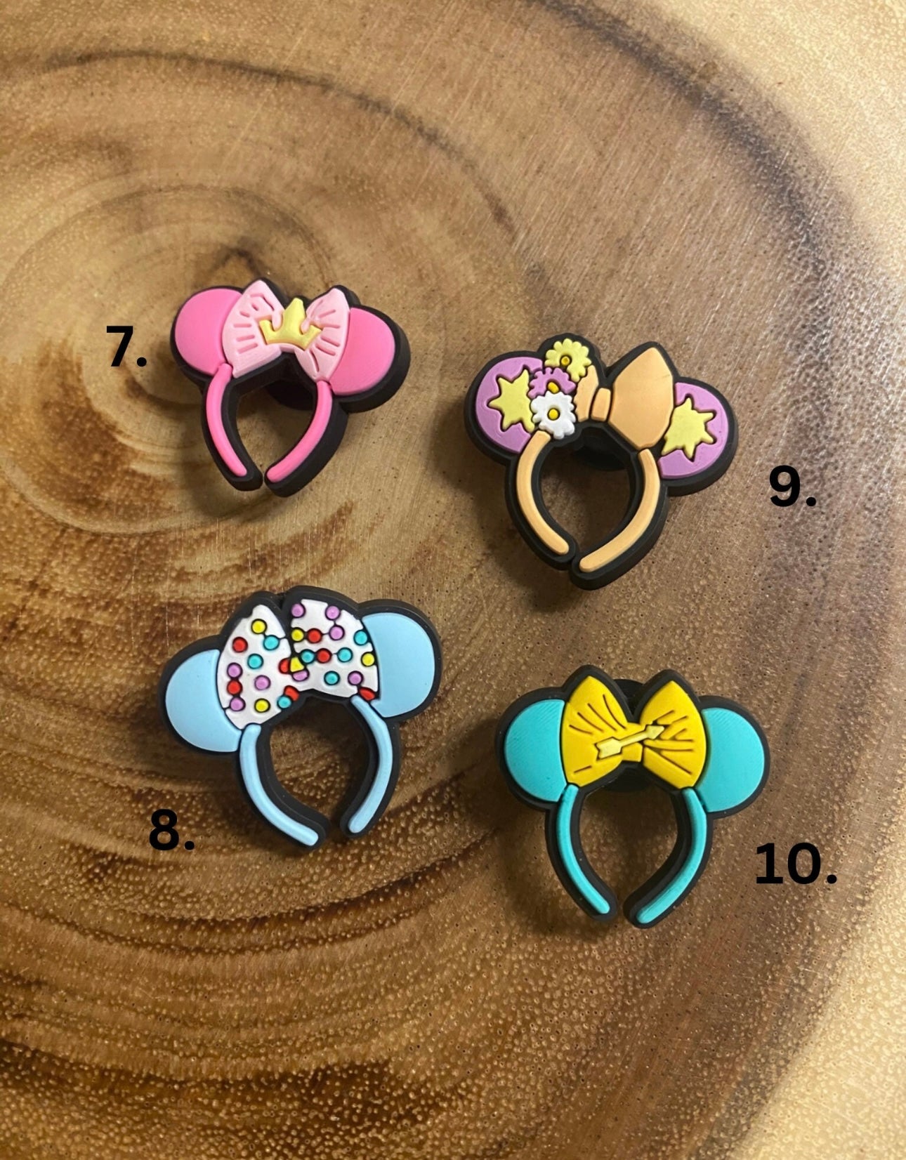 Mouse Ears Shoe Charm