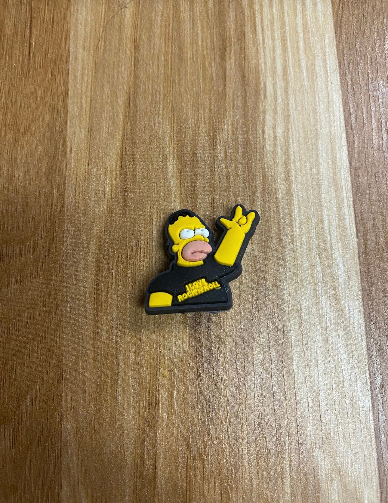 Rock Homer Shoe Charm