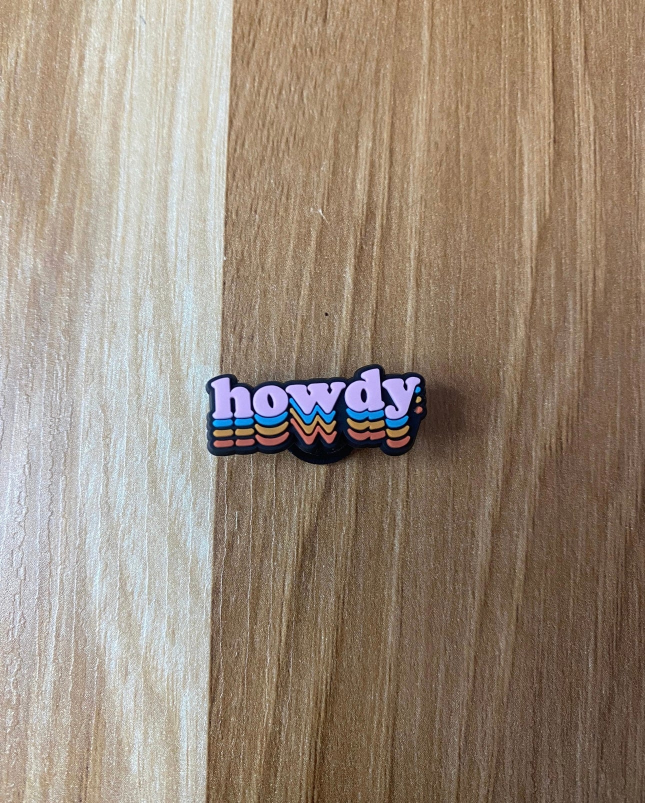 Howdy Shoe Charm