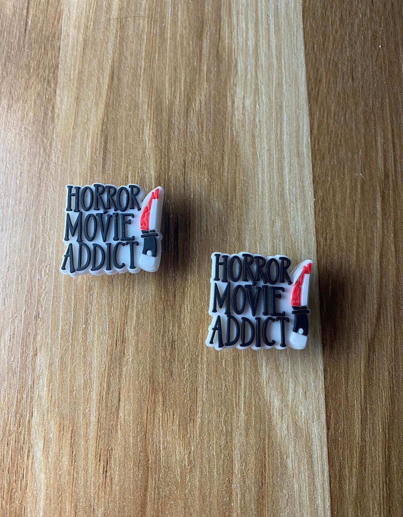 Horror Movie Addict Shoe Charm