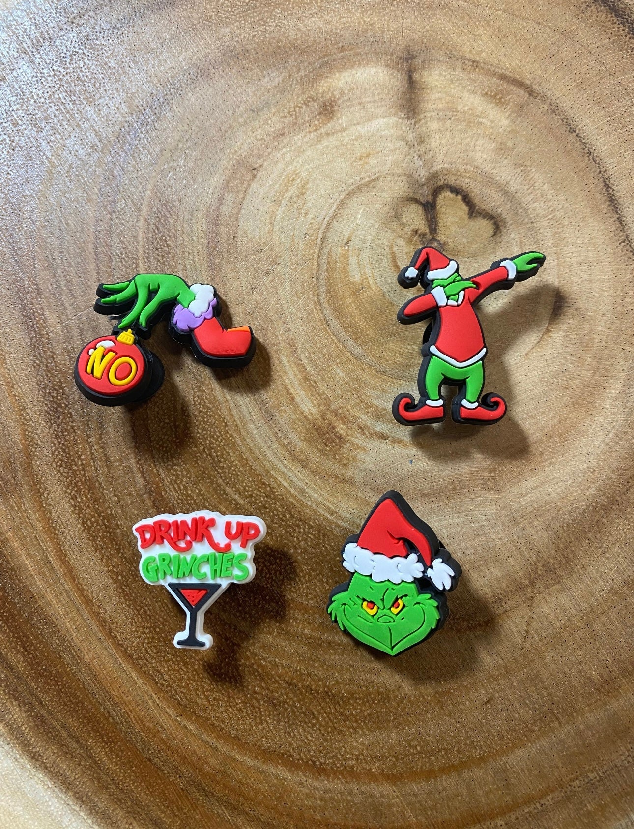 Grinch Inspired Shoe Charms