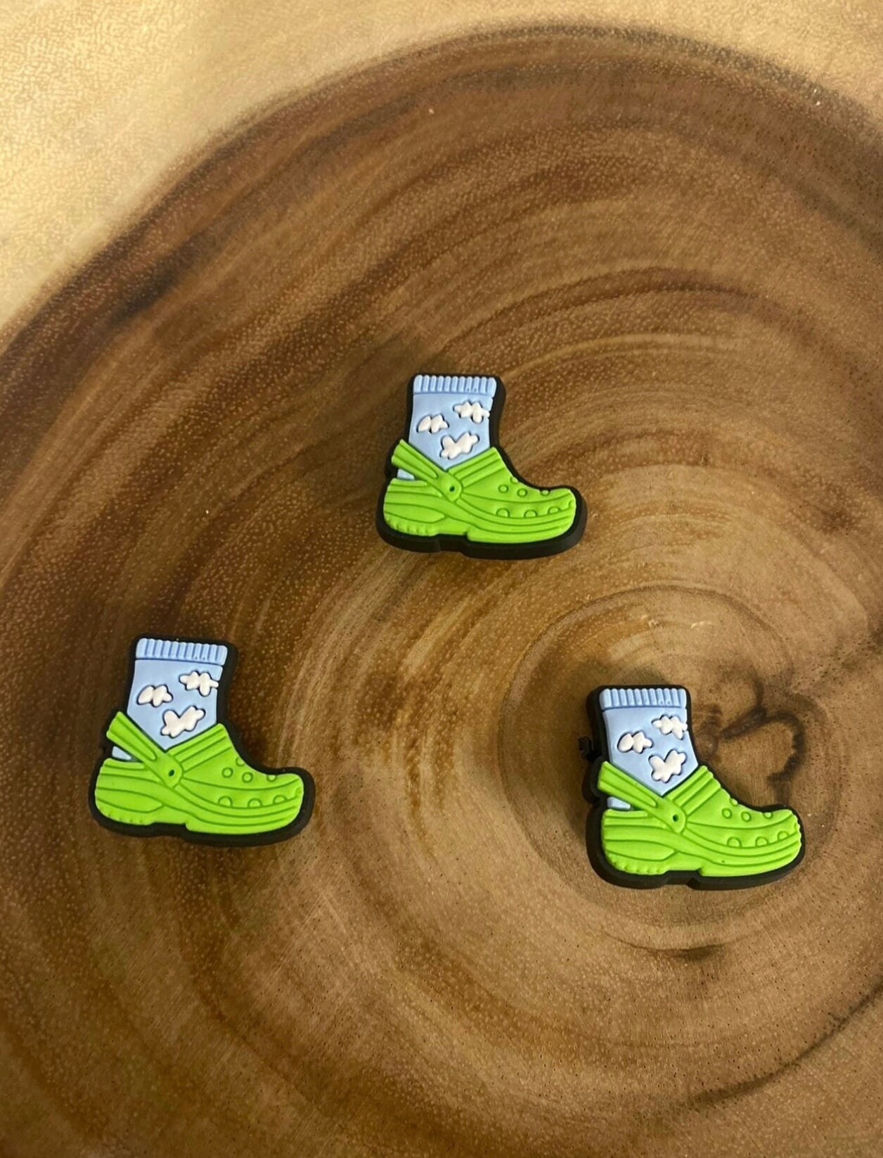 Socks With Clogs Shoe Charm